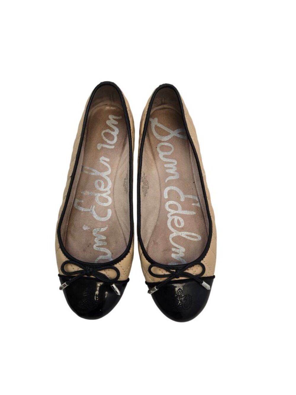 Sam Edelman Leather Becka Cap Toe Ballet Flats Size 8.5M - Picture 2 of 10